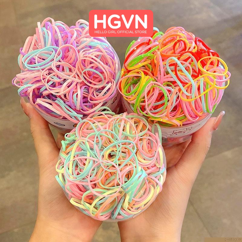 Hộp 600 Chun 2 Size Thiêt Kế Hộp 2 Ngăn Sáng Tạo Cho Bé HGVN