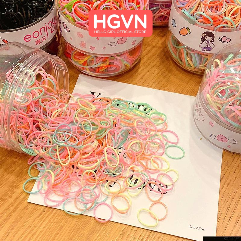 Hộp 600 Chun 2 Size Thiêt Kế Hộp 2 Ngăn Sáng Tạo Cho Bé HGVN