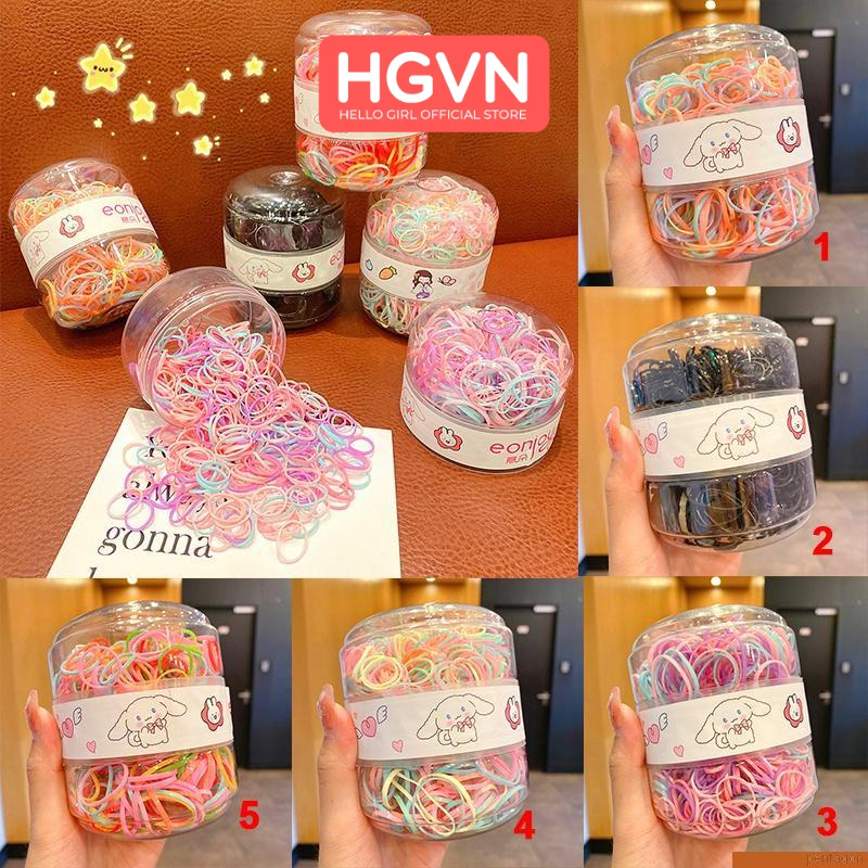 Hộp 600 Chun 2 Size Thiêt Kế Hộp 2 Ngăn Sáng Tạo Cho Bé HGVN