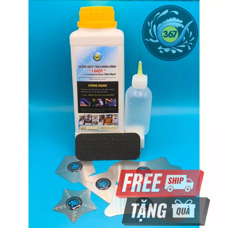 Official Shop - Tách  Màn 1 Giọt - Combo Tách Siêu Mạnh 189 -  Kèm Set 5Pcs - Tách Màn Giữ Zin Ron Áp Suất iPhone