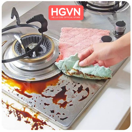 SET 10 Khăn Bông Lau Đa Năng 2 Mặt Siêu Mềm  #B89