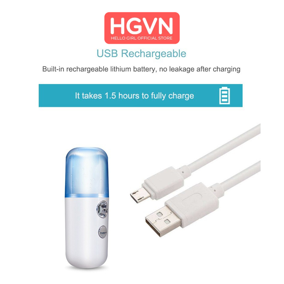 Máy Xịt Khoáng NANO Mini Cầm Tay - Máy Phun Sương #307