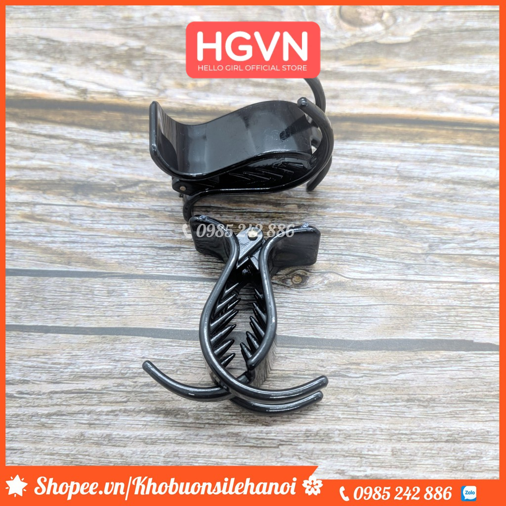 COMBO 10 KẸP CÀNG CUA 3 RĂNG NÂU + ĐEN #KT3 - 10 CÁI