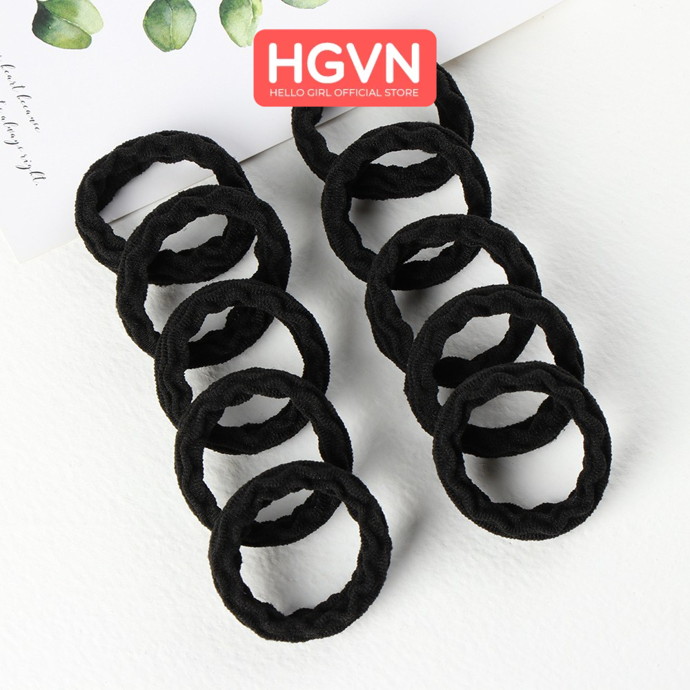 SET 10 Chun Buộc Tóc Hình Sóng Dễ Thương Xinh Xắn #A78