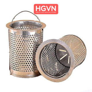 Bộ Giỏ Lọc Rác + Nắp Đậy Bồn Rửa Chén Bằng Inox