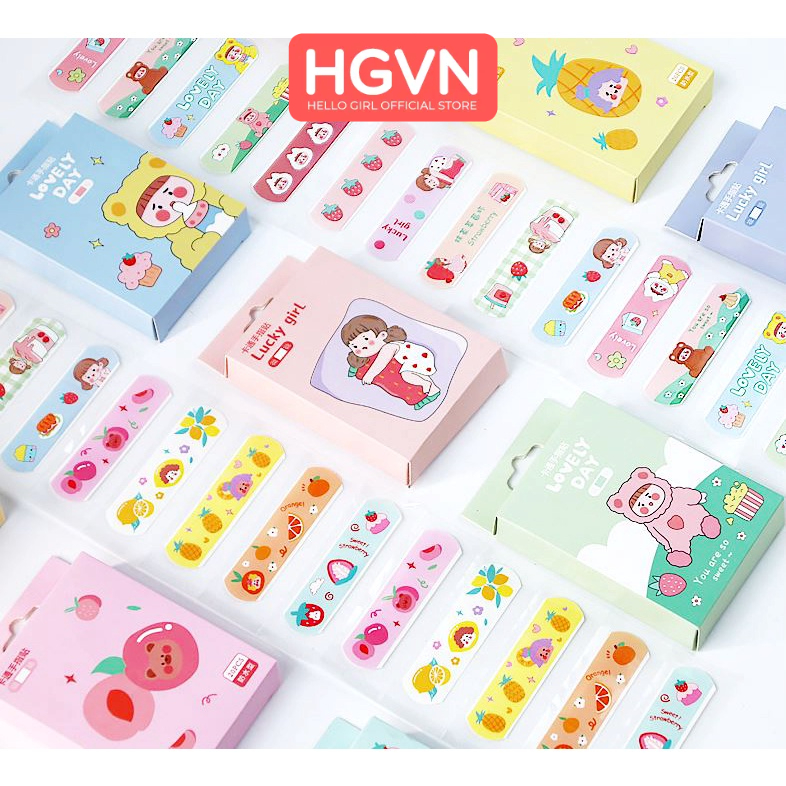 Hộp 20 Cái Băng Cá Nhân Ugo HGVN Dán Vết Thương Xinh Xắn #B91