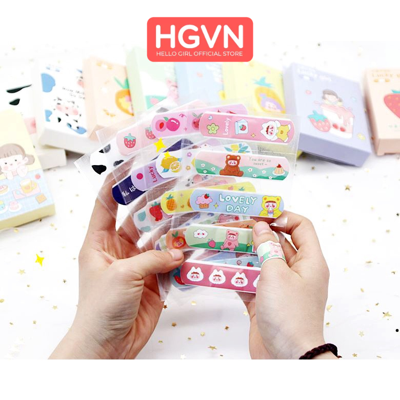 Hộp 20 Cái Băng Cá Nhân Ugo HGVN Dán Vết Thương Xinh Xắn #B91