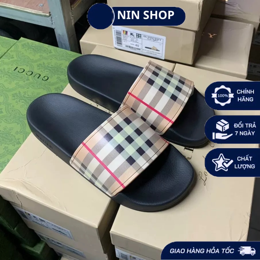 Dép lê nam nữ quai ngang, voucher miễn phí vận chuyển dép tăng chiều cao NINSHOP