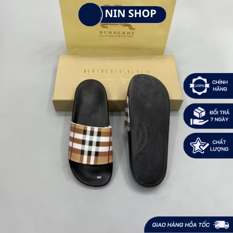 Dép lê nam nữ quai ngang, voucher miễn phí vận chuyển dép tăng chiều cao NINSHOP