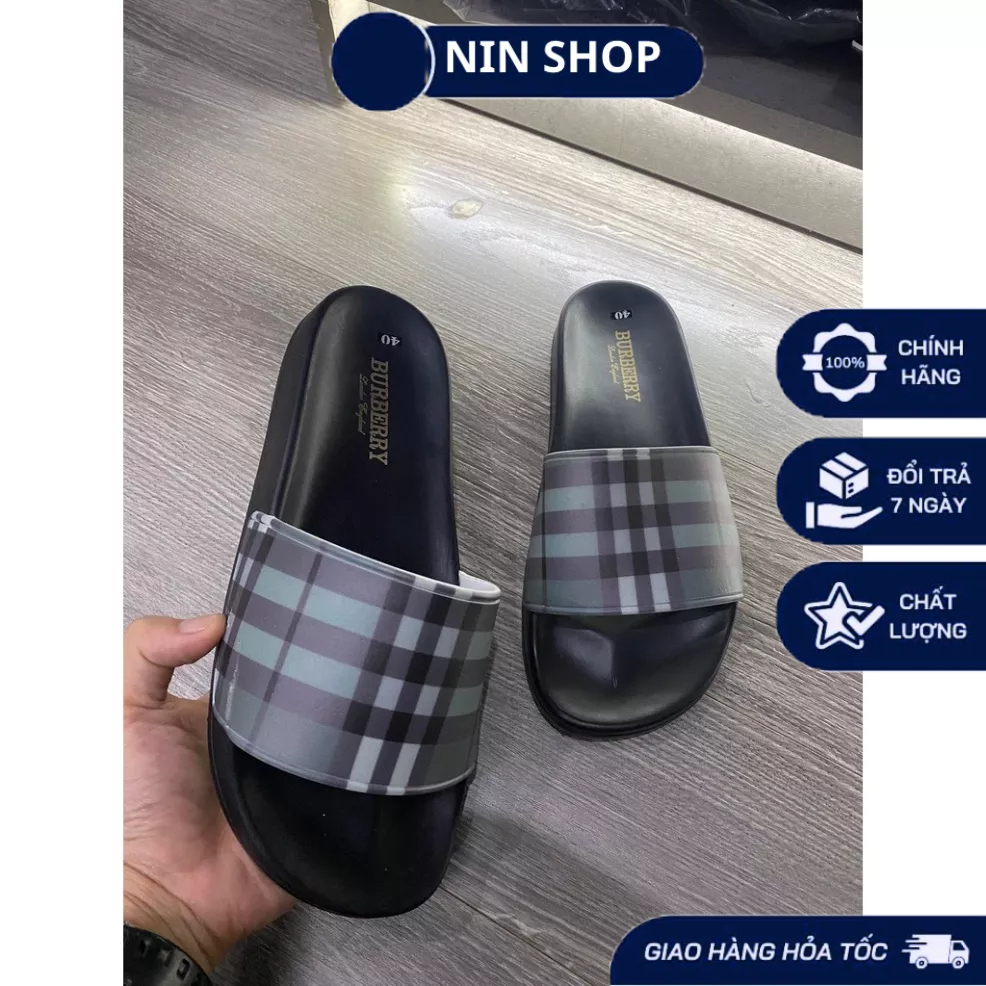 Dép lê nam nữ quai ngang, voucher miễn phí vận chuyển dép tăng chiều cao NINSHOP