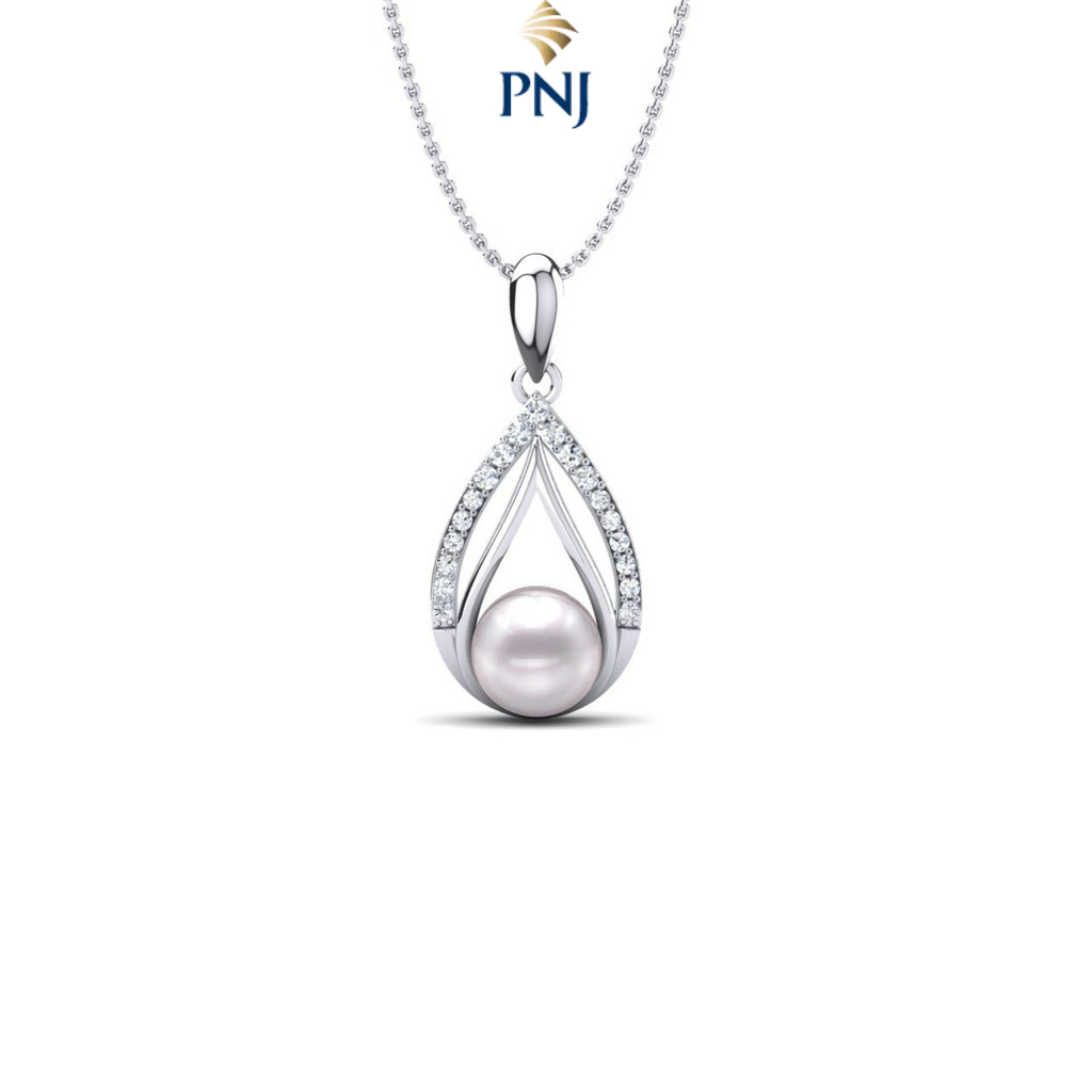 Mặt dây chuyền Bạc đính ngọc trai Freshwater PNJSilver PFXMK000030