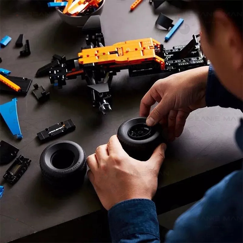 Mô hình ô tô technic siêu xe McLaren 42141 điều khiển từ xa tương thích 9686, dòng technic và education bảo hành 1:1