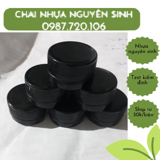 (Hoả Tốc HN) Combo 20 Nắp chai nhựa đen fi30