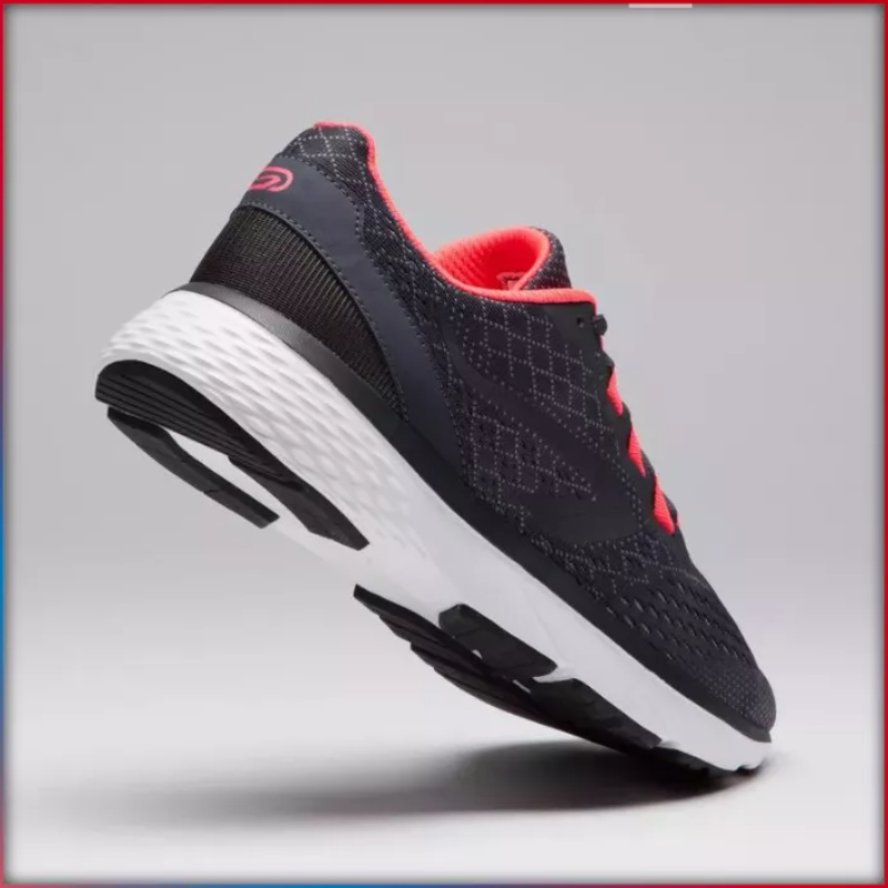 Giày chạy bộ Run Support cho nữ Xám/San hô DECATHLON KALENJI mã 8520692