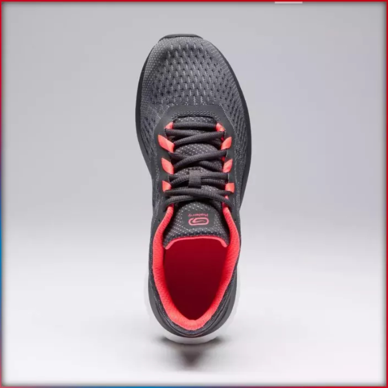 Giày chạy bộ Run Support cho nữ Xám/San hô DECATHLON KALENJI mã 8520692