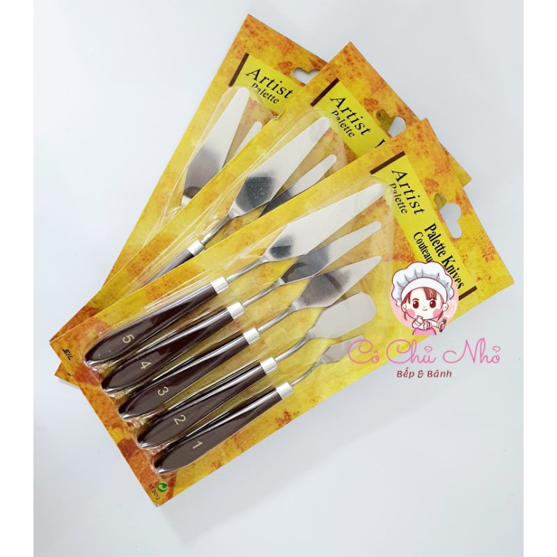 Bay pha màu acrylic, gouache, sơn dầu, bay trộn màu vẽ tranh