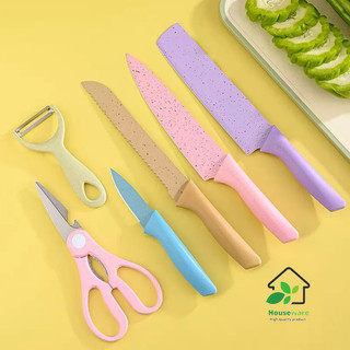 Bộ dao kéo 6 món lúa mạch được chọn mẫu sịn sò siêu sắc bén