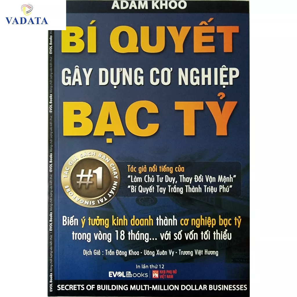 Sách - Bí Quyết Gây Dựng Cơ Nghiệp Bạc Tỷ
