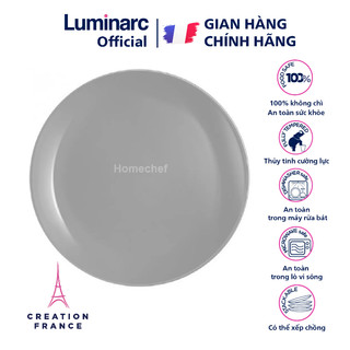 Đĩa thủy tinh Luminarc Diwali Granit 25cm P0870 | Hàng chính hãng