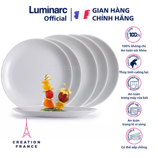 Bộ đĩa thủy tinh Luminarc Diwali Granit 6 chi tiết DW6B | Hàng chính hãng