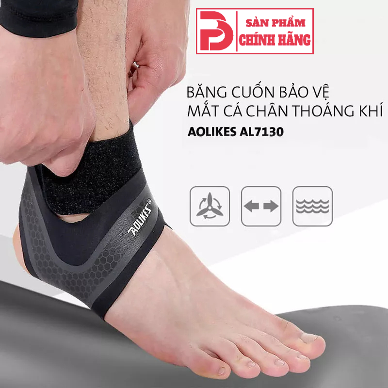 Băng quấn bảo vệ mắt cá chân cổ chân Aolikes khi tập luyện chơi thể thao