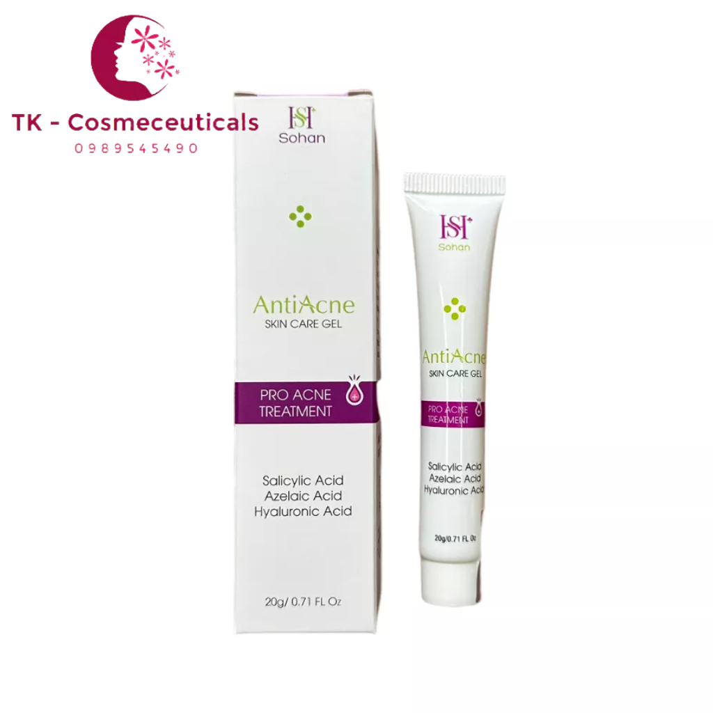 Gel Chấm Mụn Antiacne Pro Acne Treatment SH Làm Sạch Bã Nhờn, Ngăn Ngừa Mụn Trứng Cá, Mờ Vết Thâm Mụn - 20g