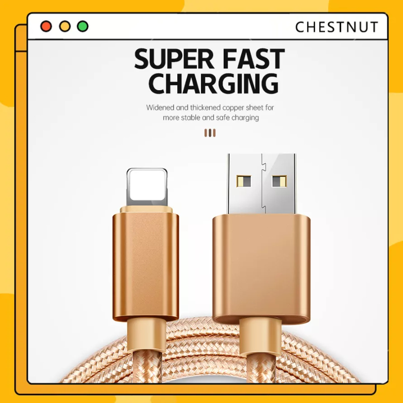 Dây Cáp Sạc Dây Dù dài 1m Cho iP Pin Dự Phòng L2-3-CT