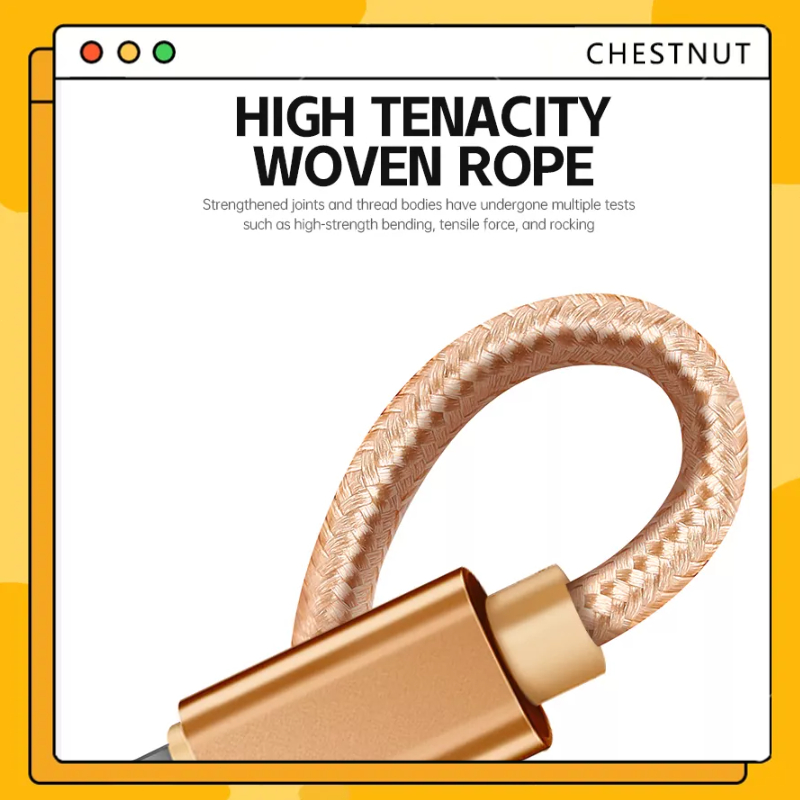 Dây Cáp Sạc Dây Dù dài 1m Cho iP Pin Dự Phòng L2-3-CT