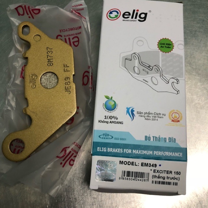 Bộ bố dĩa trước xe Exciter 150/ Sirius Fi/Aczuro hiệu Elig