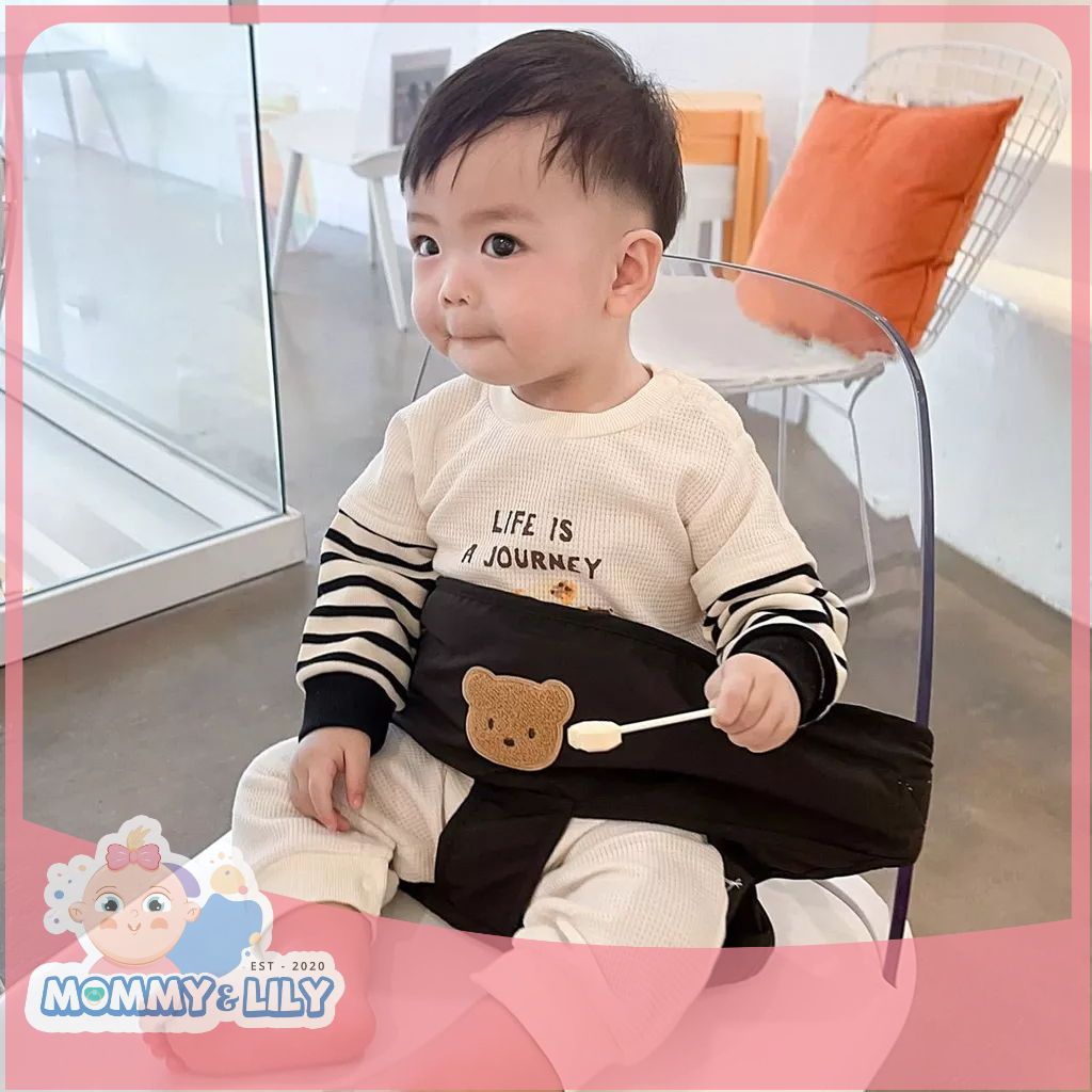 Đai an toàn đa năng cố định ghế cho bé phong cách Hàn Quốc