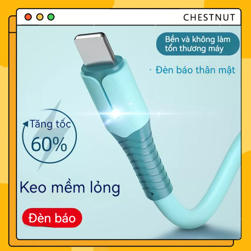 Cáp Sạc Nhanh 5A Có Đèn led Cho iP 13 12 Mini Pro Max XR 11 X-CT