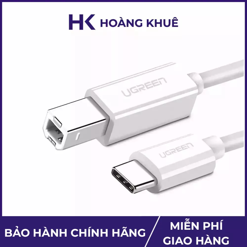 Cáp máy in cổng USB Type C UGREEN dài 1 đến 1.5m US241