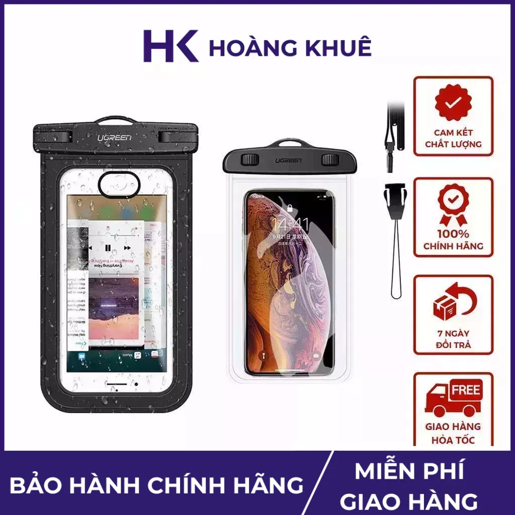 Túi đựng điện thoại chống nước UGREEN chống nước tiêu chuẩn IPX 8