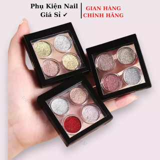 Tráng gương nén hộp 4 màu