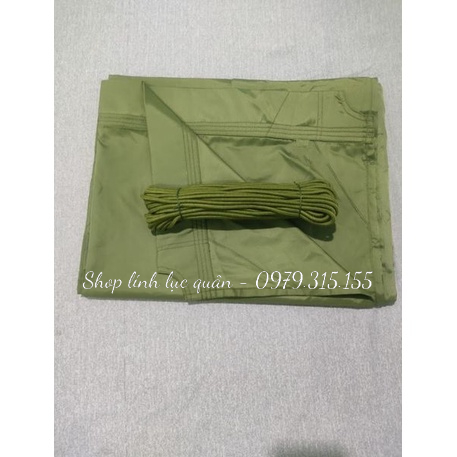 Võng dã ngoại và cuộn dây 16m hàng chuẩn cấp phát