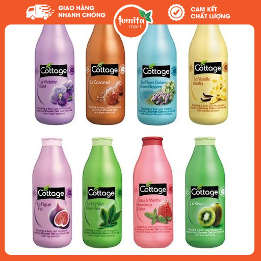 Sữa tắm Cottage 750ml Pháp