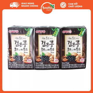 Sữa hạnh nhân óc chó đậu đen Sahmyook 140ml - 24H