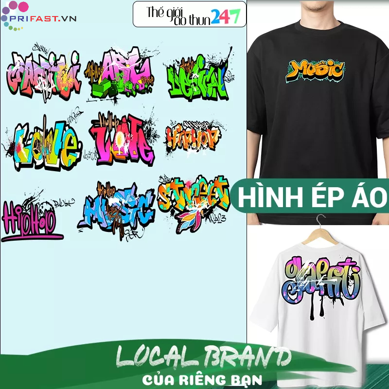 - Hình chữ Graffiti 2 in bằng bàn ủi, bàn là