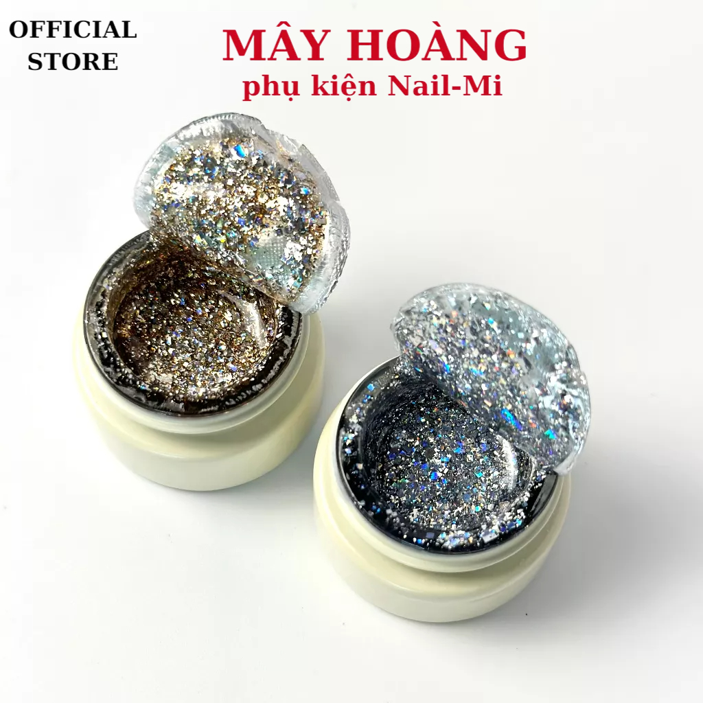 Gel nhũ khổng tước trang trí móng