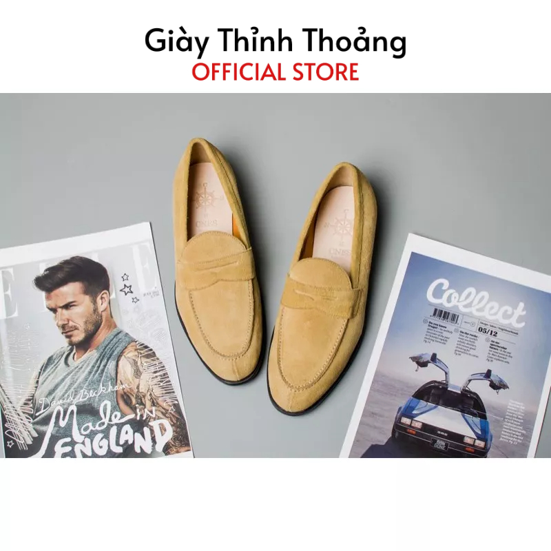 Giày Lười Nam Kiểu Dáng Loafer Thời Trang Công Sở Chất Liệu Da Bê Cao Cấp (NY 315 TD)