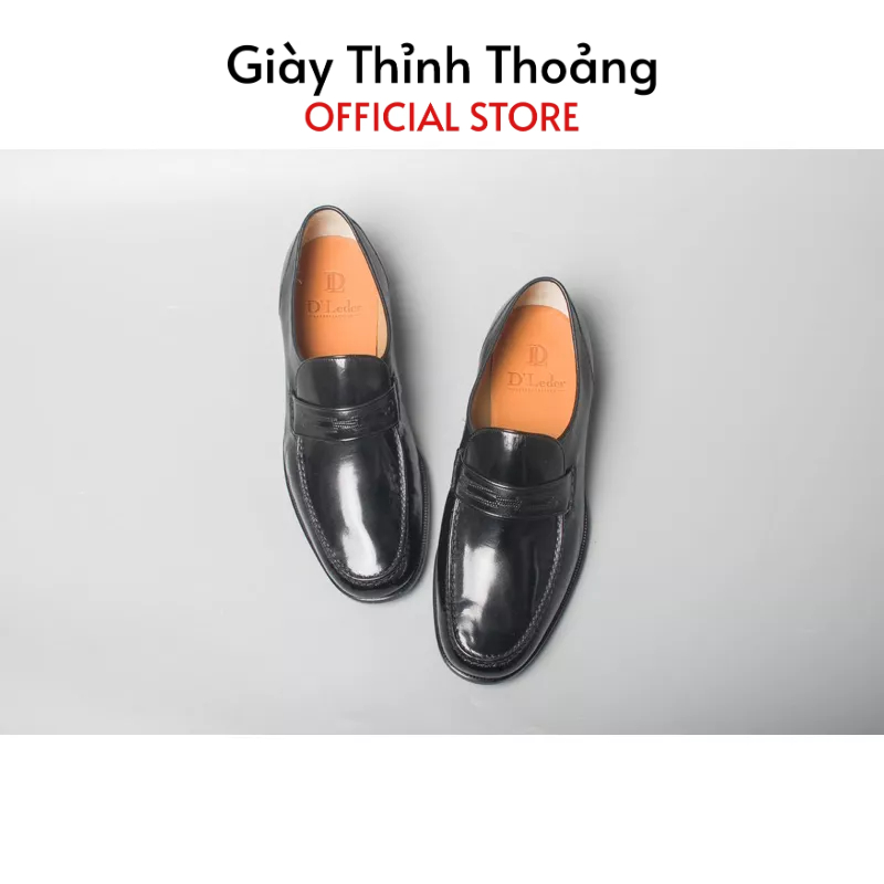 Giày Tây Lười Nam Kiểu Dáng Loafer Thời Trang Công Sở Chất Liệu Da Bê Nhập Khẩu (1901)