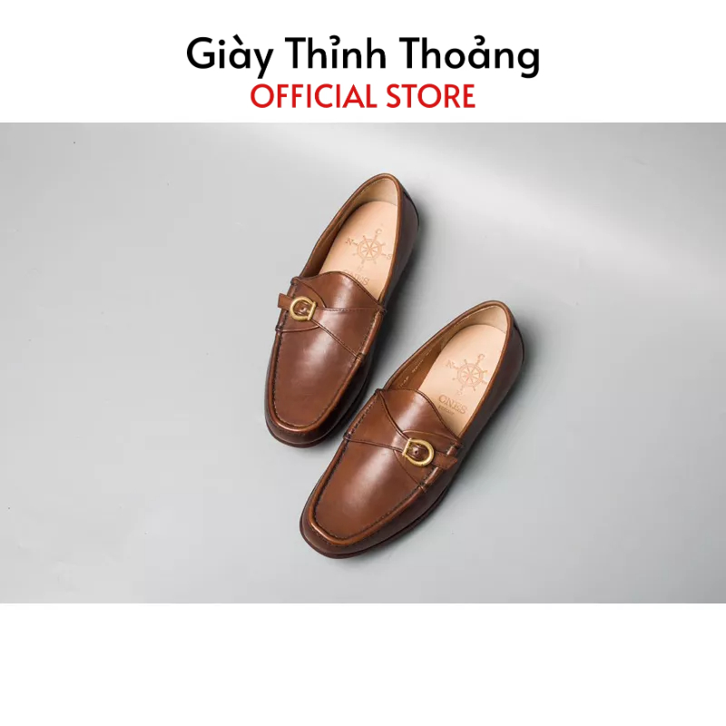 Giày Lười Nam Kiểu Dáng Loafer MonkStrap Thời Trang Công Sở Sang Trọng Chất Liệu Cao Cấp (STRAP MONK)