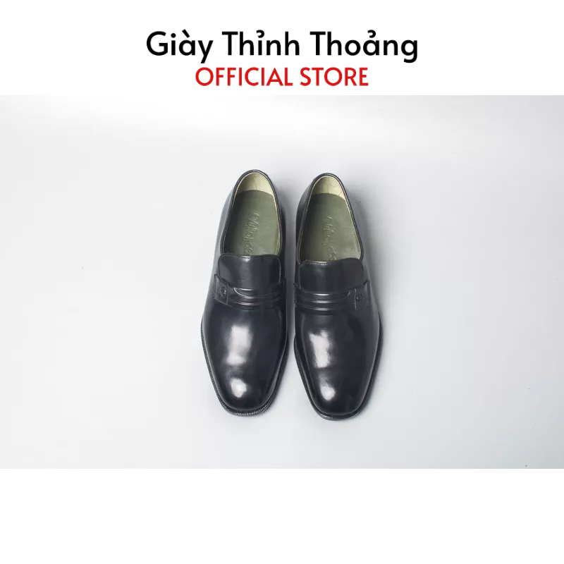 Giày Lười Nam Kiểu Dáng Loafer Công Sở Khâu Thủ Công Chất Liệu Da Bê Nhập Khẩu (5700)