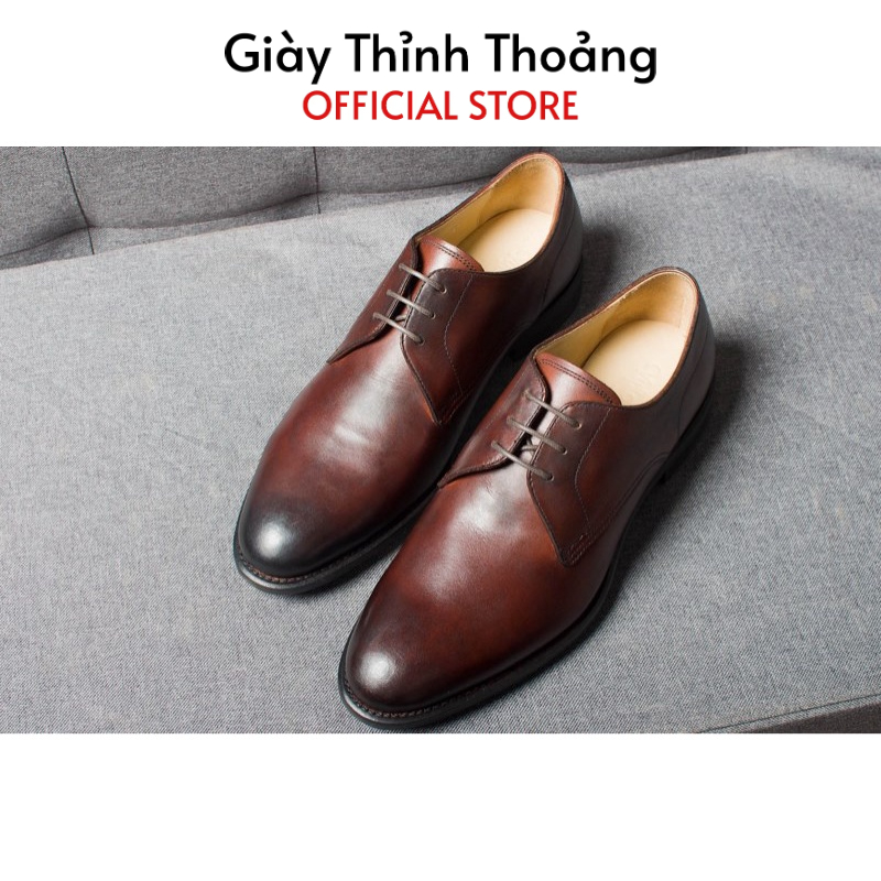 Giày Da Nam Cao Cấp Chất Liệu Da Bê Nhập Khẩu (NY 312)