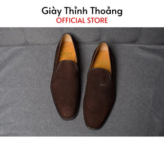 Giày lười nam kiểu dáng loafer thời trang chất liệu da bê nhập khẩu cao cấp