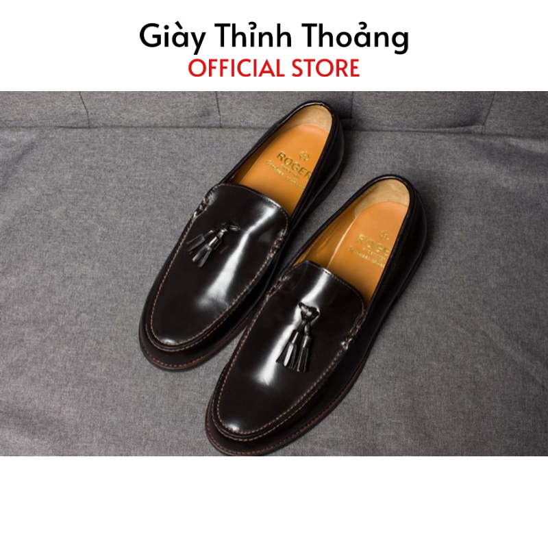 Giày Da Nam Kiểu Dáng Loafer Sang Trọng Lịch Sự Cao Cấp Chất Liệu Nhập Khẩu (556040)