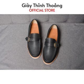 Giày lười nam loafer công sở cao cấp chất liệu da bê nhập khẩu nam