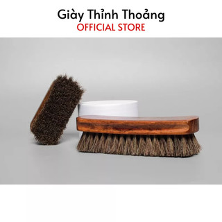 Bàn chải lông ngựa đánh/ vệ sinh giày/ đồ da
