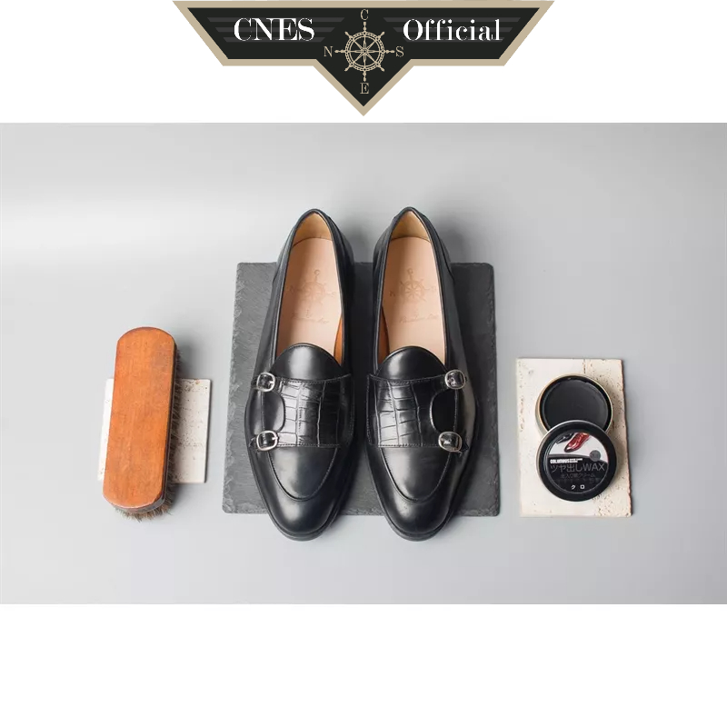 Giày Tây Nam Loafer Thời Trang Công Sở Lịch Sự Chất Liệu Da Bê Nhập Khẩu Cao Cấp Nam Thương Hiệu CNES (ZIGGER)