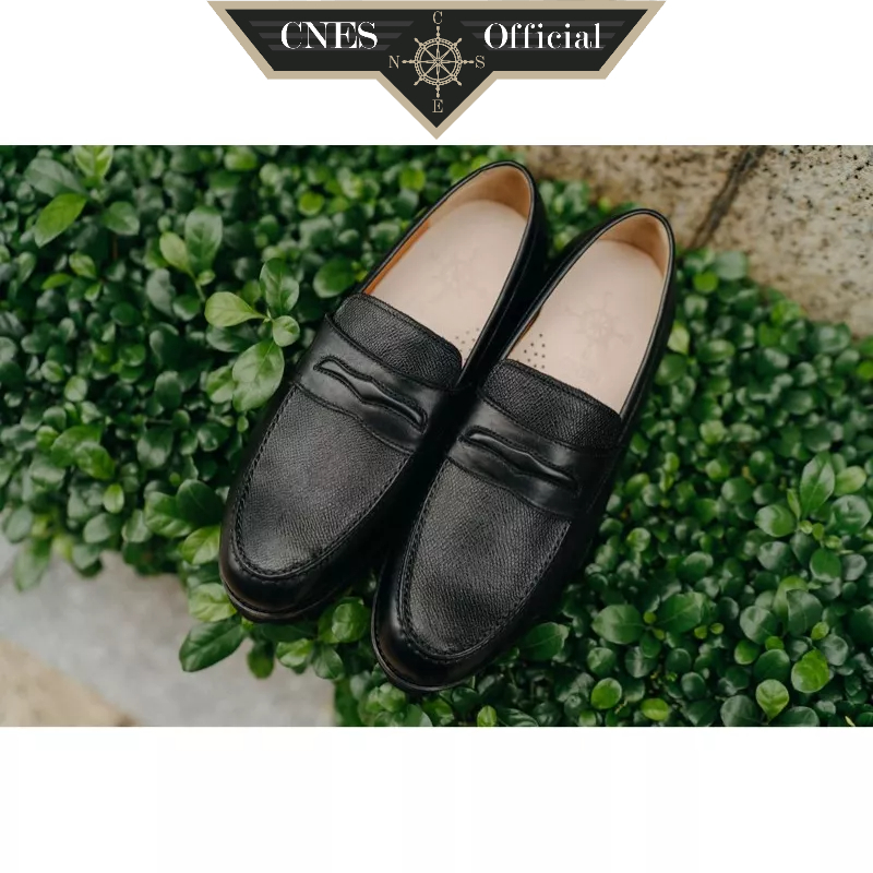 Giày Da Nam Loafer Sang Trọng Lịch Sự Chất Liệu Da Bê Nhập Khẩu Cao Cấp Thương Hiệu CNES (C 21 LF 019 M)
